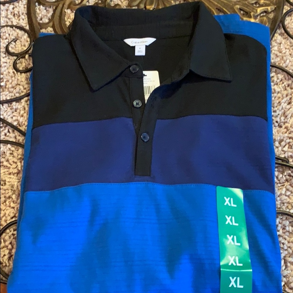 Calvin Klein “Nautical Blu” Men’s Polo Brand New